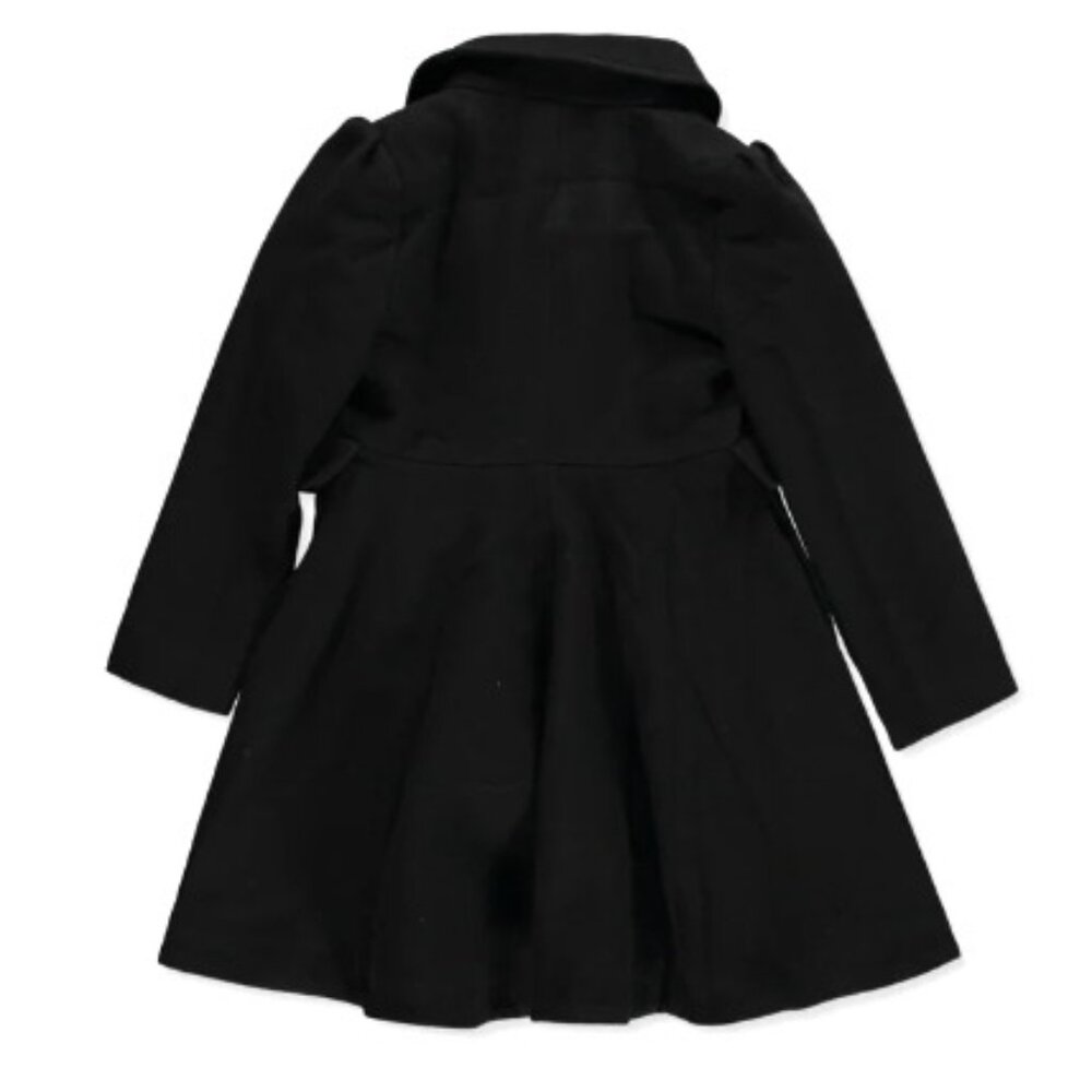 Rothschild, Girls, Kids, Dress Coat, Black, Button Jacket, Hat, Size 6X, NWT